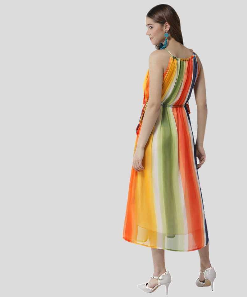 https://shoppingyatra.com/product_images/Women Cinched Waist Multicolor Dress2.jpeg